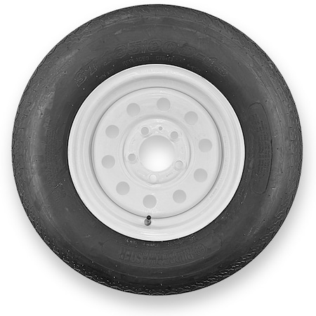 Rubbermaster - Steel Master Rubbermaster C78-13 ST185/80D13 6 Ply Highway Rib Tire and 5 on 4.5 Modular Wheel Assembly 599465